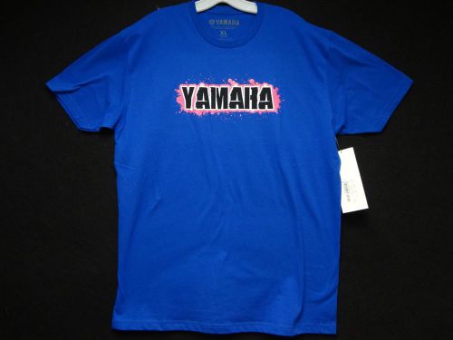 Yamaha mens blue t-shirt xl crp-11spt-bl-xl