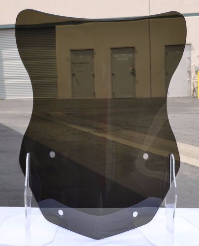 Bmw r1200 gsa&amp; gsw 2013-up 21" tall, dark gray replacement windshield