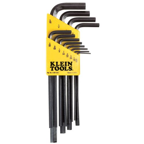 Klein tools 12-piece l-style hex-key caddy set - standard -llk12
