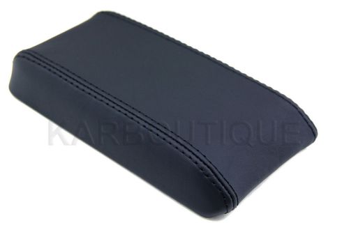 Fits 1982-1986 toyota celica real leather console lid armrest cover-black