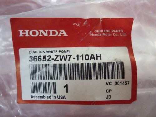Honda 36652-zw7-110ah dual ignition w/stp-pgmfi panel w/ harness