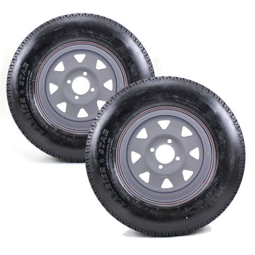 Buy 2pack ST175/80D13 4Ply Carrier Star Trailer Tire 4 lug White