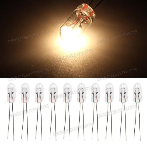 Buy 10x 5mm Grain Of Wheat Mini Halogen Bulbs Gauge Cluster Replace