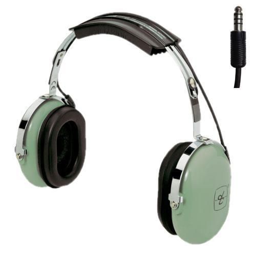 David clark 12509g-01 h7050 over-the-head style headset (listen only)