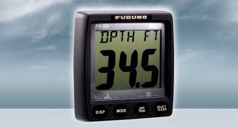 Furuno fi-504 multi depth, speed instrument display