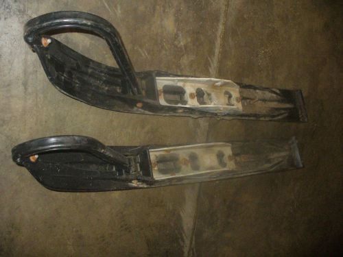 Arctic cat 2005 firecat f5 f6 f7 black plastic skis ski carbide 2004 s