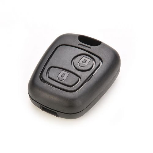2 button remote key fob case for peugeot 106 107 206 207 307 406 shell cover tbb