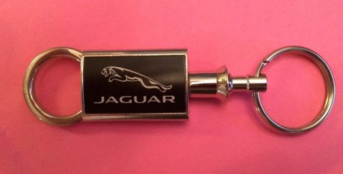 Black jaguar valet keychain