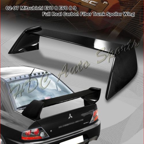 Buy For 20022007 Mitsubishi Evolution EVO 8 9 Carbon Fiber Rear Trunk