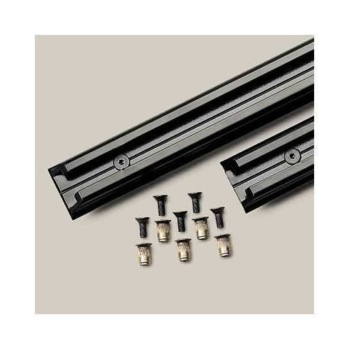 Surco r5300 roof rails aluminum black powdercoated 53" pair