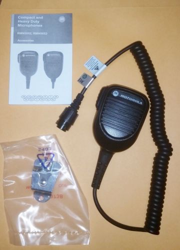 Motorola rmn5052 rmn5052a compact and heavy duty microphone with clip