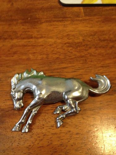 Vintage ford mustang metal horse emblem -