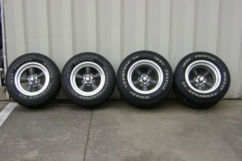American racing torque thrust wheels and mickey thompson indy profile tires rare