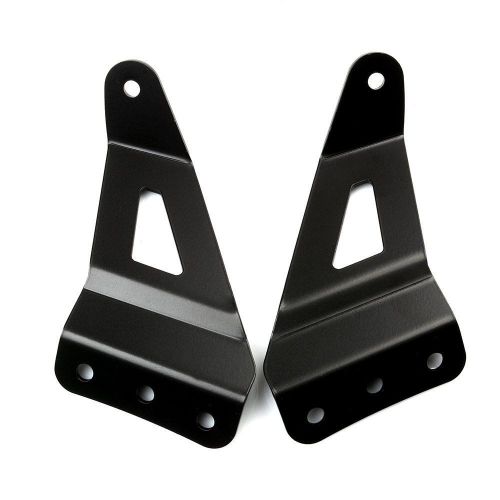 Pair 54&#034;inch upper windshield brackets for curved light bars 2007-2013 chevrolet