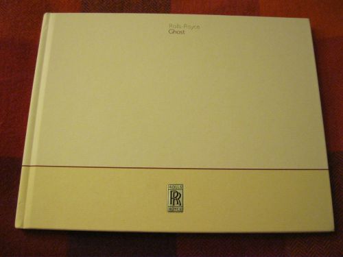 Rolls-royce ghost hardcover book brochure prospekt 66 pgs rare english