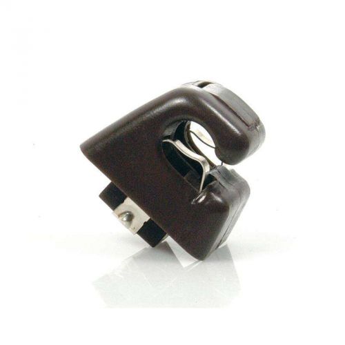 Mercedes® sun visor clip, brown, 124 chassis