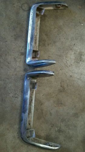 1968-73 corvette original  rear bumper cores