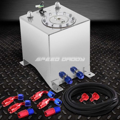 Buy 2.5 GALLON POLISHED ALUMINUM FUEL CELL TANK+CAP+LEVEL SENDER+NYLON