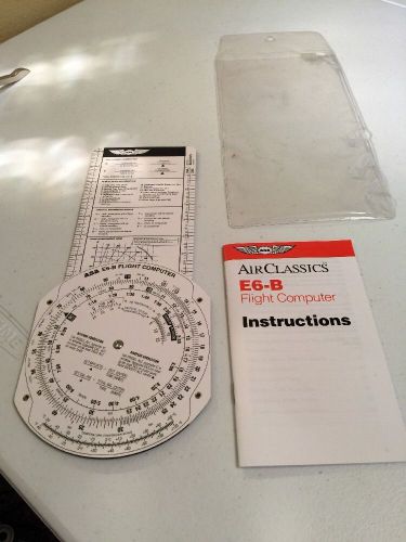 Asa air classics e6-b flight computer with instructions and case