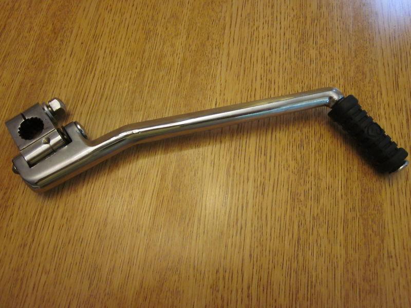 Pristine chrome kick starter for suzuki gt750 gt 750 perfect condition