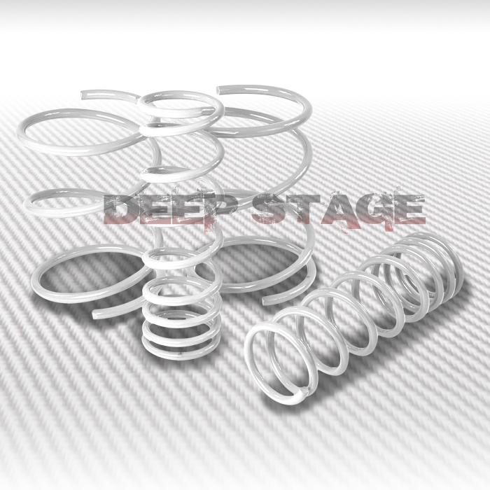 1"drop sport suspension lowering spring 11-13 yf theta 2.4l na/ 2.0t turbo white