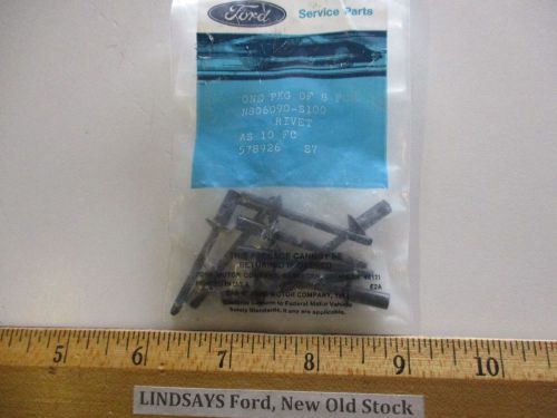 8 pcs in 1 unopened ford bag "rivet" part n806090-s100, as 10 fc, free shipping