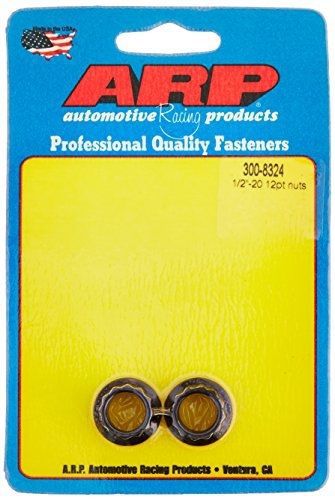 Arp 3008324 stainless steel 12-point nuts, package of 2, with 1/2 - 20 thread