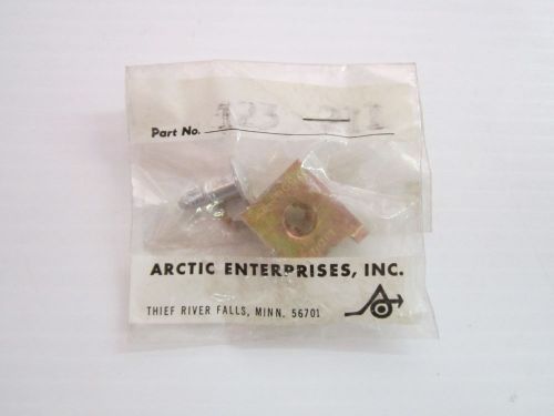 Nos vintage arctic cat hood / cowl / dash latch 1/4 turn screw assy # 123-211