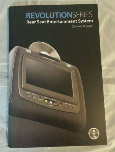 Invision revolution series factory headrest monitor system *owners manual