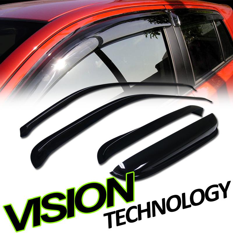 99-07 silverado extended cab classic body sun/rain guard vent shade window visor
