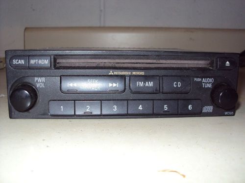 04 05 06 mitsubishi galant am/fm radio cd player  part# mr306775 2004 2005 2006