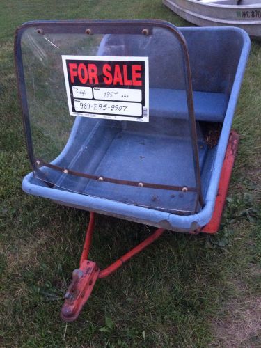 Snow mobile pull behind sleigh by evenrude/ no reserve