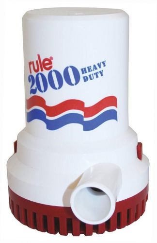 Rule 2000 gph  bilge pump - 24 volts -  model 12