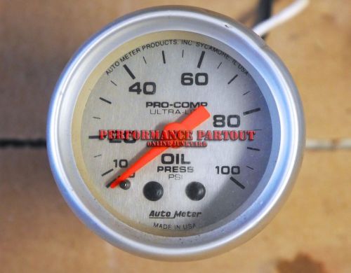 Autometer oil press mech 4321 ultra-lite