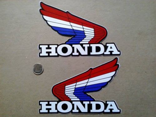 Honda &#039;85-86-87 atc250r 200x 350x trx fuel tank wing shroud sticker decal