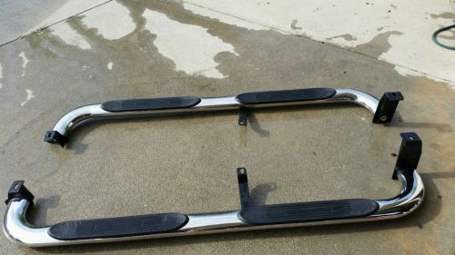 Chevy chevrolet silverado gmc sierra nerf bars running boards 2007-2013 07-13