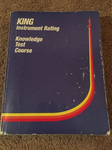 King instrument knowledge test course book 1998