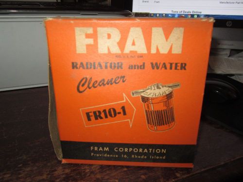 Fram radiator &amp; water cleaner filter kit fr10-1 3 way cooling system 1930&#039;s 40&#039;s