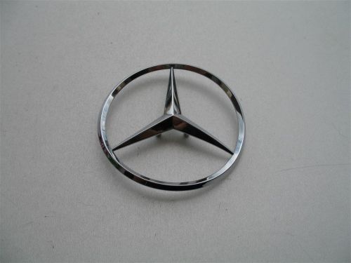 96-02 mercedes w210 e320 e420 e430 sedan rear chrome emblem logo badge sign #1