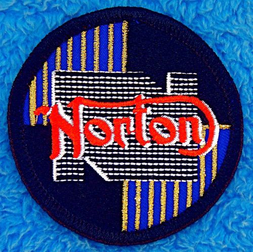 Norton 100 % embroidered  iron on patch 2 3/4&#034;