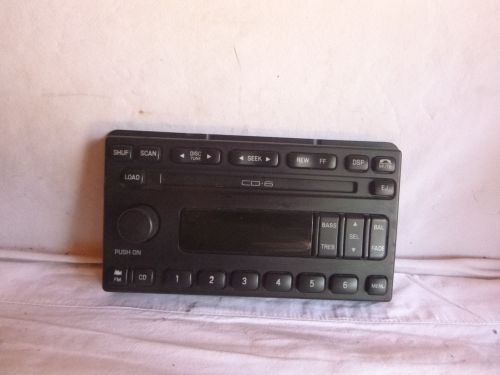 02-05 ford expedition radio 6 cd face plate replacement 2l1f-18c815-cd jc6737