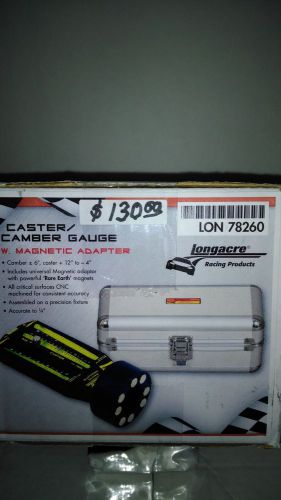 Longacre caster camber gauge with magnetic adapter lon 78260