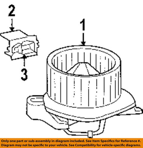 Jeep oem 5143127aa blower motor & fan-resistor