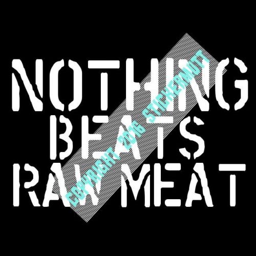 Nothing beats raw meat decal sticker hot rod rat rod kustom custom muscle car v8