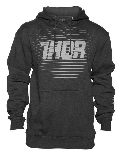 Thor mx motocross men's 2017 chase pullover hoodie sweatshirt (charcoal) large