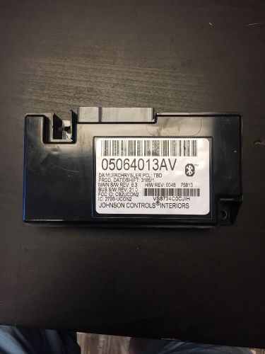 Dodge jeep chrysler bluetooth kit telematics module   05064013av