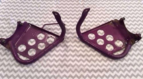 Yamaha blaster yfs200 metal heel guards left &amp; right foot peg protector
