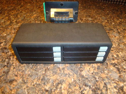 Vintage fischer cbox tape cassette holder  made in germany rare...still has tape