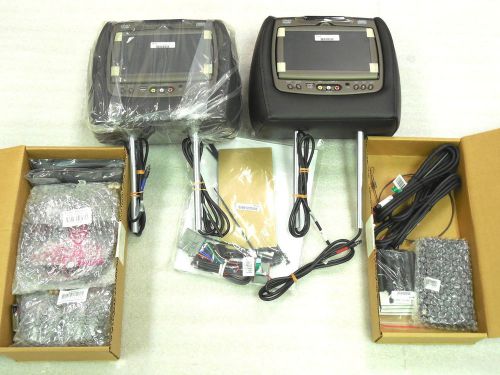 2012 ford expedition dual headrest dvd player kit set new oem vcl1z 10e947 bc