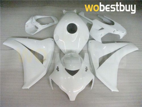 White injection mold fairing fit for honda 2008-2011 cbr 1000 rr plastic abs tf2